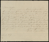 A letter from J. L. Edgerton to "Wife" fragment