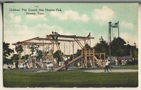 Children's playground, Sam Houston Park, Houston, Texas