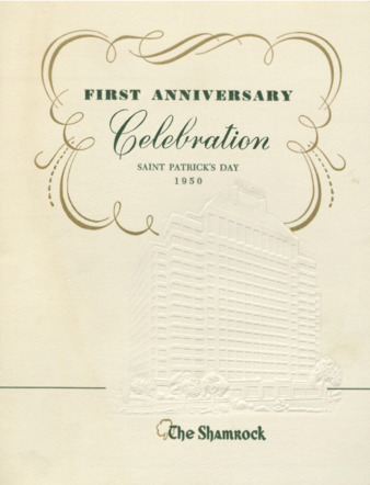 First anniversary Saint Patrick's Day celebration program