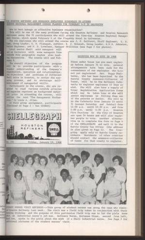 Shellegraph, No. 272, January 19, 1968