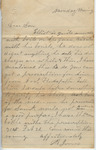 Letter from Mary Jones to Cromwell Anson Jones