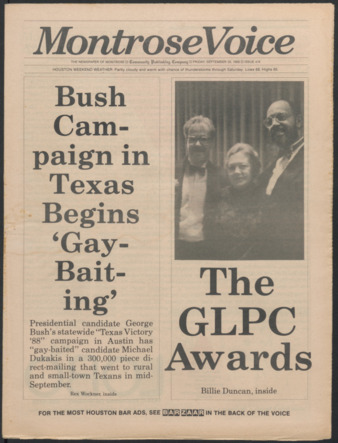 Montrose Voice, No. 414, September 30, 1988