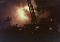 Firefighters at multiple alarm fire