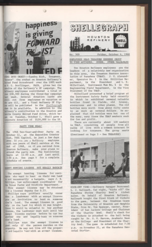 Shellegraph, No. 309, October 4, 1968