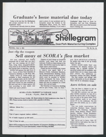 Shellegram, Vol. 46, No. 23, June 4, 1981