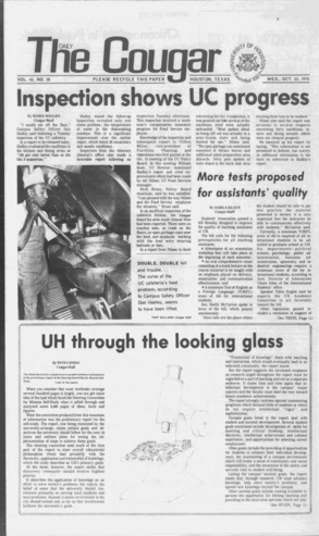 The Daily Cougar. Vol. 42, No. 28, October 22, 1975.