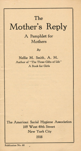 The Mother's Reply, A Pamphlet for Mothers