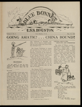 The Blue Bonnet, Vol. 3, No. 6, May 30, 1940