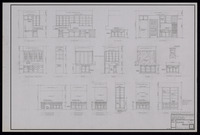 Job 78-12, 5524 Woodway, Sheet 5: Interior elevations