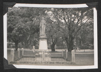 A statue inside a park