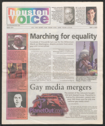 Houston Voice, No. 1019, May 5, 2000
