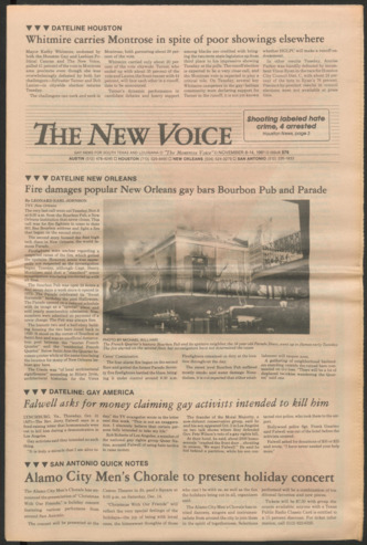 The New Voice, No. 576, November 8-14, 1991