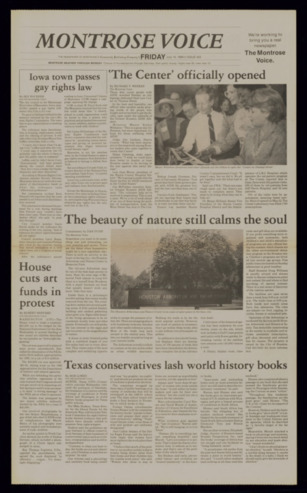 Montrose Voice, No. 455, July 14, 1989