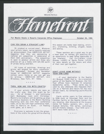 Homefront, October 30, 1986