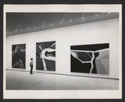 Photos of "Paintings from 1971" exhibit at Rice Unversity