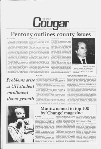 The Daily Cougar. Vol. 45, No. 49, November 2, 1978.