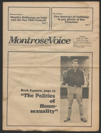 Montrose Voice, No. 38, July 17, 1981
