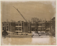 Early construction phase of Agnes Arnold Hall
