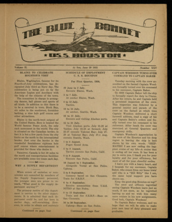 The Blue Bonnet, Vol. 2, No. 25, June 29, 1935