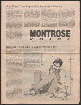 Montrose Voice, No. 184, May 4, 1984