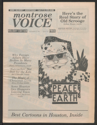 Montrose Voice, No. 322, December 24, 1986