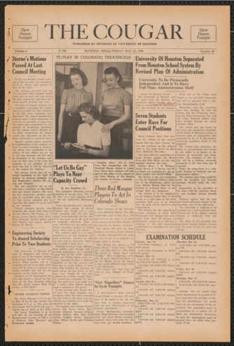 The Cougar, Vol. 5, No. 28, May 12, 1939