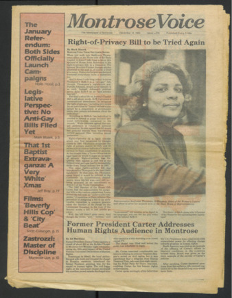 Montrose Voice, No. 216, December 14, 1984