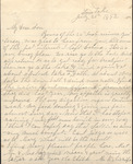 Letter from Mary Jones to Cromwell Anson Jones, 1882 July 26