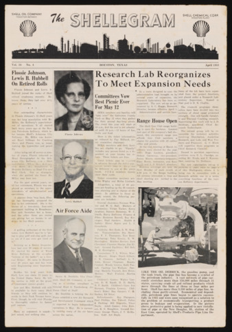 The Shellegram, Vol. 16, No. 4, April 1951