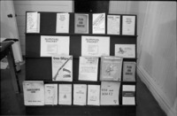 Weapons brochures on display at the Ku Klux Klan Information Center