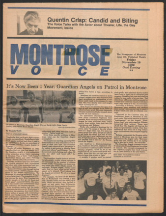 Montrose Voice, No. 108, November 19, 1982