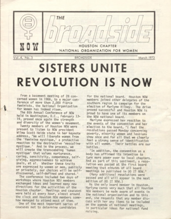 Broadside, Vol. 4, No. 3, March 1973