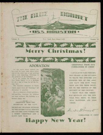 The Blue Bonnet, Vol. 2, No. 11, December 25, 1935