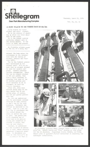 Shellegram, Vol. 41, No. 14, March 25, 1976