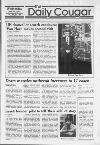 The Daily Cougar. Vol. 49, No. 80, March 2, 1983.