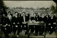 General Pablo González and A. Breceda in el Teatro Mexicano