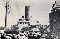 The Saltilla at the second opening of the Houston Ship Channel