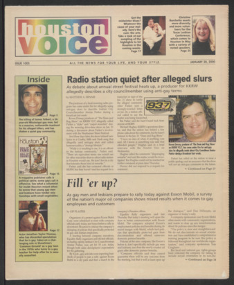 Houston Voice, No. 1005, January 28, 2000