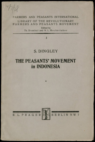 The peasants' movement in Indonesia