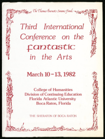 Third International Conference on the Fantastic in the Arts, Folder