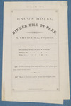 Bagg's Hotel, December 6, 1863