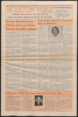 Houston Voice, No. 708, May 20, 1994