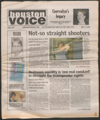 Houston Voice, No. 1125, May 17, 2002