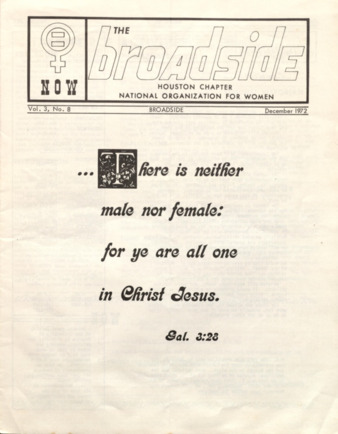 Broadside, Vol. 3, No. 8, December 1972