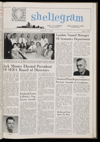 Shellegram, Vol. 24, No. 6, June 1959