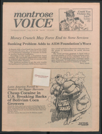 Montrose Voice, No. 300, July 25, 1986