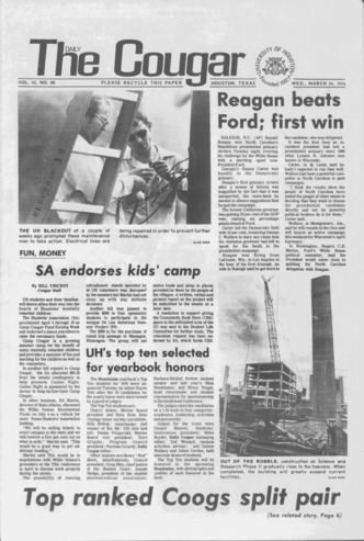 The Daily Cougar. Vol. 42, No. 88, March 24, 1976.