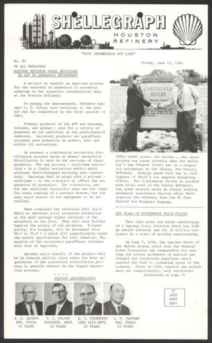 Shellegraph, No. 85, June 19, 1964 