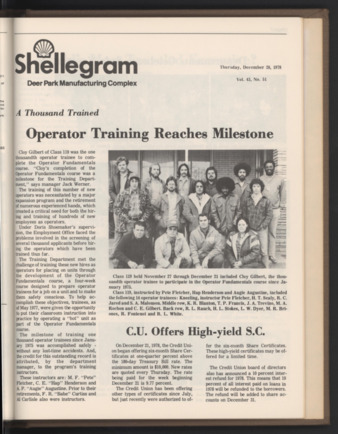 Shellegram, Vol. 43, No. 51, December 28, 1978