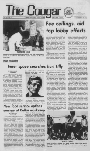 The Daily Cougar. Vol. 41, No. 93, April 4, 1975.